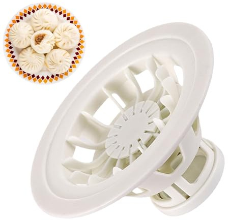 Baozi Maker, Chinesische Baozi Maker Maschine, Automatischer Steamed Stuffed Bun Making Mold, Antihaft Brötchen und Teigtaschenmaschine, Brötchenherstellung für Chinesische Essensliebhaber