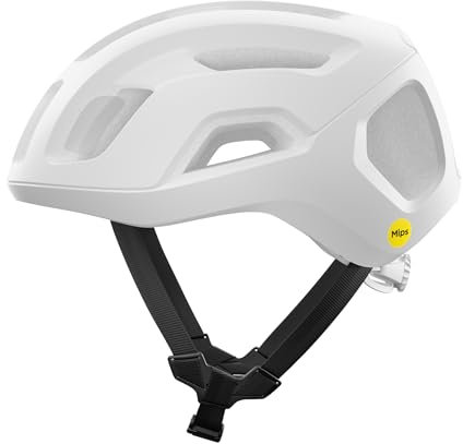 POC Unisex – Erwachsene Ventral Air MIPS Fahrradhelm, Hydrogen White Matt, M (54-59cm)