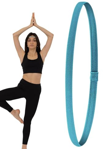 Bande de cheveux hautement élastique, bandeau athlétique,Bandeau antidérapant | Corde élastique antidérapante à haute élasticité, pour le Yoga, la course, pour hommes et femmes, pour les voyages sport