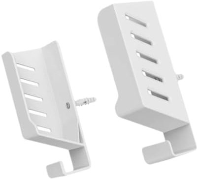 BaotyJie Router-Wandhalterung, Router-Aufbewahrungshalterung, professionell, Mehrzweck, für den Heim-Handyständer, Spielekonsolen-Router, Weiß