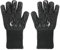 Annlpoy Guantes de Barbacoa Manoplas Horno Guantes Cocina Horno anticalor hasta 800 °C, Resistentes al Fuego para Barbacoa, Cocina, Parrilla y Chimenea, Negro, Fibras de aramida, puños Largos