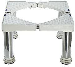 ZGYOZMNG Washing machine base Universal Dryer and Refrigerator High Rack Mini Fridge Stand with 4 Feet Adjustable length/width 12-19 Washing Machine Base Pedestal for ice maker plant container