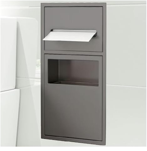 Stainless Steel Recessed Storage Niche, Built-In Alcove for Toilet Paper and Trash Can, Space-Saving Solution for Bathroom, Kitchen, Living Room, Bedroom, and Hotel