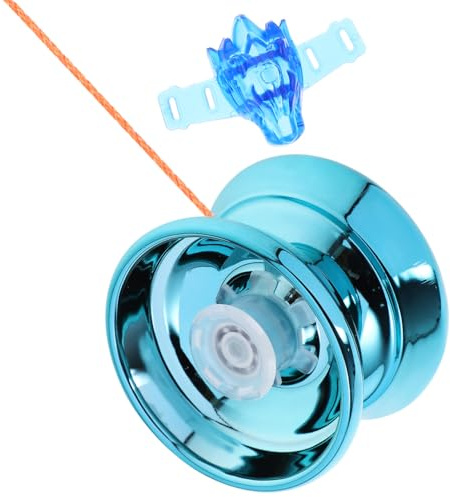 Kisangel Beginner Yo-Yo Ball with String Smooth Fixed Shaft Kids Outdoor Toy for Hand-Eye Coordination and Wrist Strength Exercise
