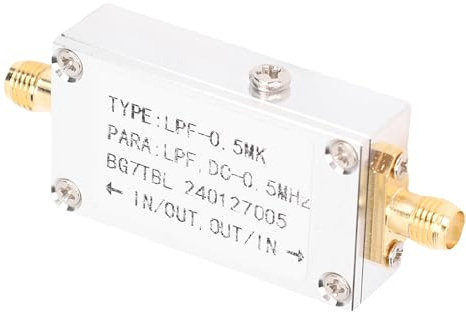 Cuifati Radio Low Pass Filter, SMA Interface Low Pass Filter for Wireless Communicating
