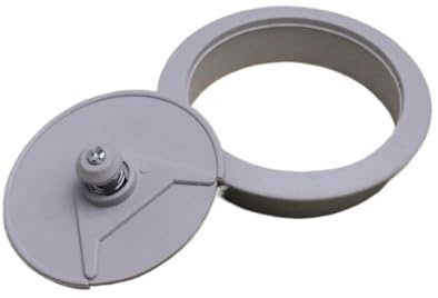 NIHUJALE Pasacables, 10 piezas/60 mm, 53 mm, 50 mm, pasacables for Mesa de Escritorio de computadora, Puerto de Cable, Tapa de Orificio de Cable(Grey,60mm)