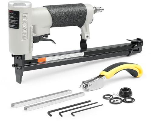 WOODPECKER NL7116 Pneumatic Upholstery Stapler for Woodworking