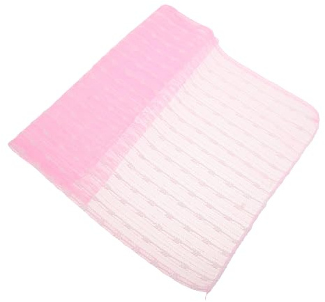 GARVALON Langes Schnelltrocknendes Peeling Badetuch für Rücken und Schultern Weiches Japanisches Körperpeeling Handtuch 89 X 30cm Rosa Rutschfeste Oberfläche Hautfreundlich
