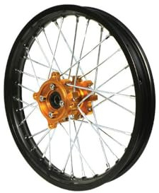 Jante avant 14 - Axe 15mm - Alu renforcé - Dirt Bike