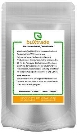 5 x 1 kg Natriumcarbonat Waschsoda - Natriumcarbonat Na2CO3 Pulver Wasch-Soda 5 kg