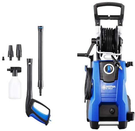 Nilfisk E 145.4 Bar Pressure Washer - High Performance Power Washer for Patios and Car Cleaner (2100W)
