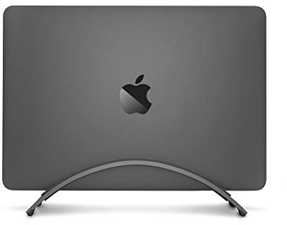 Twelve South BookArc for MacBook | Space-saving vertical stand to organize work & home office for Apple MacBooks, *Now compatible with M1 MacBooks* (space grey)