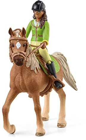 SCHLEICH 42542 Horse Club Sarah & Mystery, für Kinder ab 5-12 Jahren, Spielset