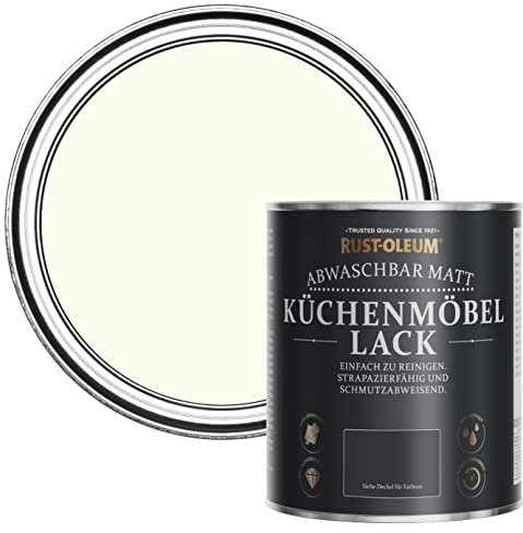 Rust-Oleum Off White Kitchen Cupboard Watercolour Paint in Matt Finish - Antique White 750ml