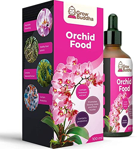Orchid Food Fertiliser - Liquid Concentrated Garden Fertilizers for Orchid Plants 100 ml Fast Growth with Strong Root & Long-Blooming