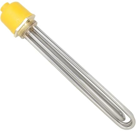 Resistencia termo electrico 220v elemento calentador immersion electrico resistencia deposito agua inox calentar tubular (1-1/2 L350mm 12kw 220v)