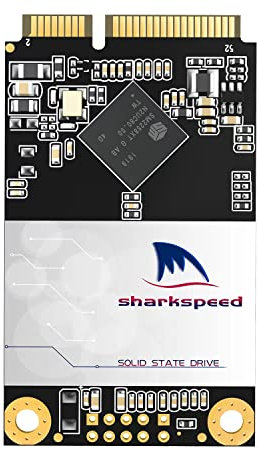 S SHARKSPEED SSD 128GB mSATA SATA III Unità a stato solido interno,3D NAND,per Mini PC Notebook PC desktop(128GB mSATA)