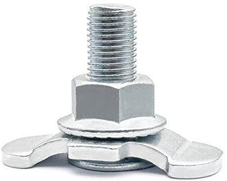 10 x Schraubfitting für Airlineschienen/Single Endbeschlag/Airlineschienen/Zurrschienen/Fitting (10)