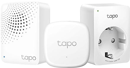 TP-Link Tapo Digitaler Temperaturregler mit Temperaturfühler, Verbrauchsmessstecker. Richten Sie Ihre owen Heizung Kühlung Temperaturschalter