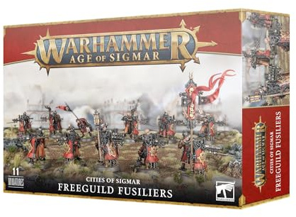 Games Workshop Cities Of Sigmar: Freeguild Fusilliers, Black