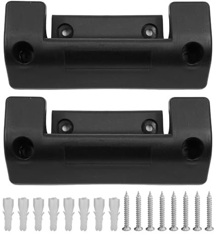 ANCLLO 2Pcs Wall Mounted Bracket for Garden Hose Reels Garden Hose Pipe Hanging Holder with Expansion Bolt Set