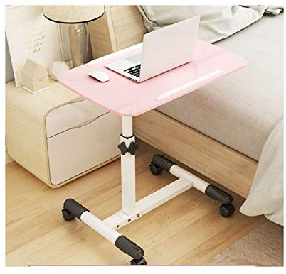 Überbetttisch mit Rädern Der Sofa-Überbetttisch Mobiler Laptop-Schreibtisch Überbetttisch mit Rädern Verstellbarer Laptop-Ständer Sofa-Beistelltisch