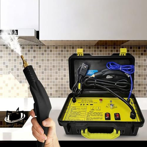 YZRDCXM Nettoyeur à Vapeur Haute Pression, système de Nettoyage à Vapeur 3200 W, système de Nettoyage à Vapeur Commercial, laveuse à Vapeur à Pompe Automatique, for Cuisine, Salle de Bain, Voiture