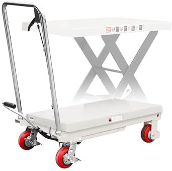 Carrello elevatore,pieghevole,elevatore a forbice portata 150 kg,altezza sollevamento 72 cm Elevatore moto,tavolo elevatore manuale a forbice,carrello idraulico elevatore movimentazione materiali