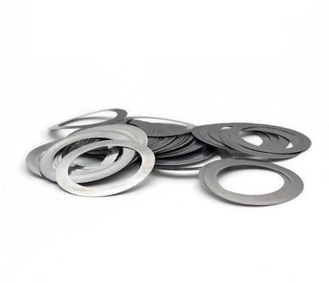 10/20/50 Stück Dicke 0,1 mm flache Unterlegscheibe aus Edelstahl, ultradünne Dichtung, Einstelldichtung, M3-M20 dünne Unterlegscheibe(8x11x0.1 (50Pcs))