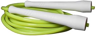 MARC ROPE Corda per Saltare Professionale SPARTAN Rope PVC 6mm Lunghezza Regolabile Manici Indistruttibili per Cardio, Fitness, Bruciagrassi, Pugilato, FitRope, Freestyle (Lime)