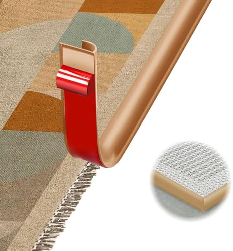 Barre de Seuil Adhesive pour Bordure de Tapis, PVC Seuil de Porte, Barres de Transition de Seuil, Bande en PVC pour Couvrir Les Espaces Entre Les Sols en Bois (Brun, 10 m)