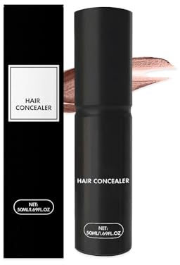 Crema correctora para el cabello, cobertura natural de la línea del cabello, cobertura duradera e invisible, para calvas y cabello fino para mujeres y hombres, 50 ml (marrón medio, A)
