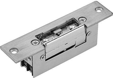 Serratura elettrica per porta SustVita con modalità Fail Safe/Fail Secure per sistemi di controllo accessi, incontro elettrico 12 V e serratura di sicurezza di tipo stretto per