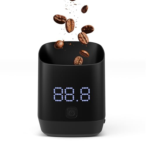 Digital Coffee Scale, 0.1g High Precision Electronic Kitchen Scale with LED Display, Rechargeable Touch-Sensitive Button Espresso Scale for Coffee Lovers