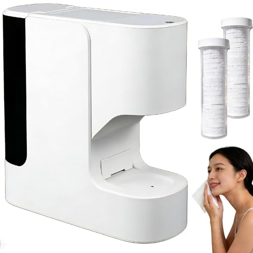 Scaldasalviette Compresso Automatico, Calore Istantaneo A 50 °C In 5 Secondi, Serbatoio Acqua Grande Da 400 ML, Funzionamento One Touch, Avvisi Vocali Intelligenti(1Set+40Pcs Towels)