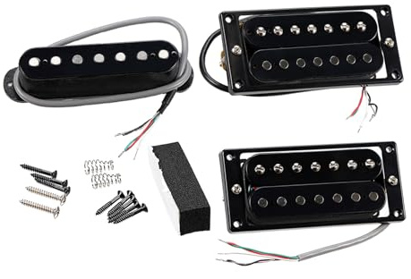 Ensemble de micros de guitare conçus avec précision avec transmission de signaux anti-interférences et pièce de rechange adaptable