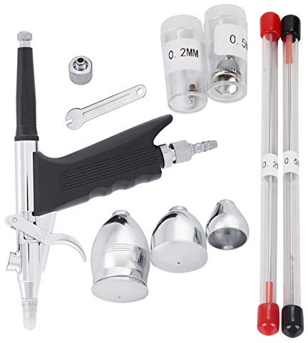 Dual Action Airbrush Kit Craft Cake Paint Art Spritzpistole Set Werkzeuge