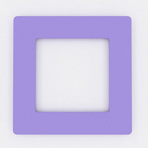 Single Light Switch Socket Coloured Acrylic Surround Finger Plate - Huge Colour Choice (Lilac)