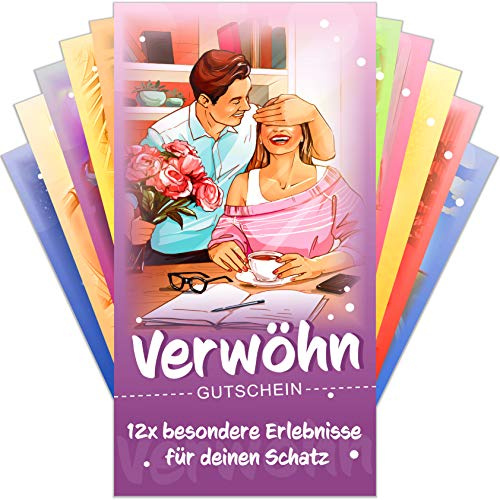 VULAVA Verwöhngutscheine Gratis Online-Handbuch mit 100 Verwöhnideen – die Liebesgutscheine mit 12 romantischen Erlebnissen sind das Geschenk für Frauen Männer Freundin Freund und Paare