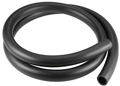 sourcing map - Tubo de manguera de línea negra, 19 mm ID x 25 mm OD 4.92 pies/1.5 m NBR aceite lubricante manguera de agua manguera de motor tubo tubo