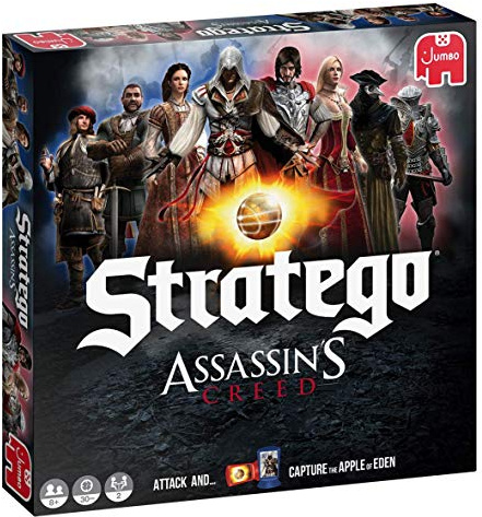 Jumbo, Stratego - Assassin's Creed, strategy brädspel, 2 spelare, ålder 8 år plus