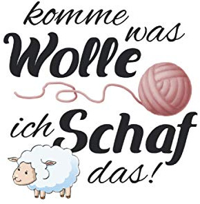 Komme was Wolle ich Schaf das: Weben NOTIZBUCH | Format 6x9 (ca. DIN A5) | 120 Seiten Softcover | Punktiert - Punkteraster - Dotted | Super Stricken Geschenk für Näherinnen die gerne stricken