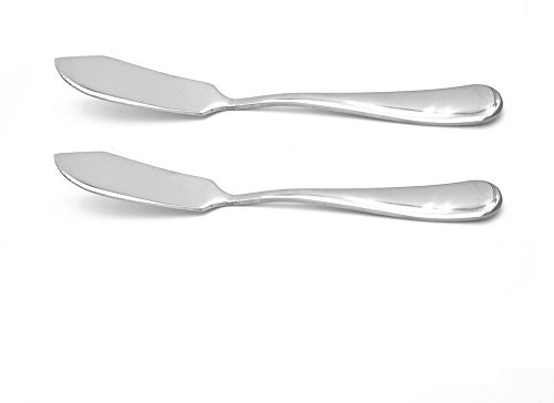 ERCRYSTO Stainless Steel Butter Knife, Set of 2, Butter Spreader, Breakfast Spreads,Cheese and Condiments