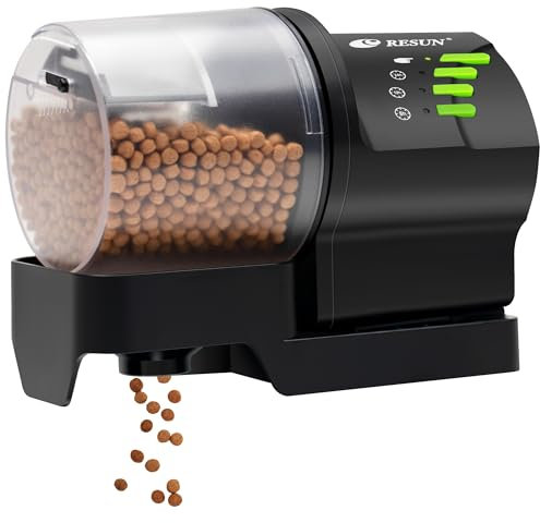 Ycozy Mangiatoia Automatica Acquario Distributore Automatico di Cibo Alimentatore di Pesce per Acquario & Serbatoio Mangiatoia per Pesci e Tartarughe | Resun AF2020