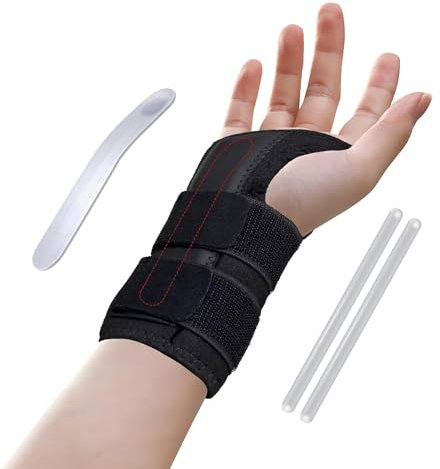 Handgelenk Bandagen, Karpaltunnel HandgelenkstüTze, Mit Metallschiene-Stabilisator, Karpaltunnelsyndrom Schiene rechts und links, Handgelenkschiene Zur Linderung sehnenscheidenentzündung, karpaltunnel