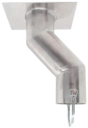 Dachrinnenadapter Edelstahl Rinnenreinigungswerkzeug Einstellbare Länge Regenkette Rinnenadapter Wasserdicht Rinnenadapter Rinnenadapter Rinnenadapter Set für Ablaufrinne Downspout Auspuff