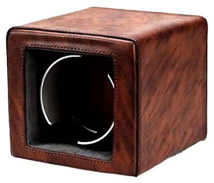 GOOPEEG Uhrenbox Einzelner Uhrenbeweger Für Automatikuhren PU-Display-Aufbewahrungsbox Uhrenaufzugsgehäuse Uhrenorganisator Uhrenkasten (Color : B)