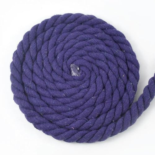 5/10 m, 12 mm, 3 Anteile, gedrehtes Baumwollseil, gewebtes Geflecht, Kordel, Tasche, Kordelzug, dekoratives Makramee-Seil, Nähzubehör