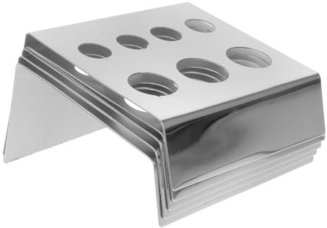 AUTSUPPL 5stücke Halter Für Tattoo-tintenbecher Aus Edelstahl Pigment-organizer Mit Löchern Becherhalter Für Tattoo-tintenbecher Tattoo-pigmenthalter