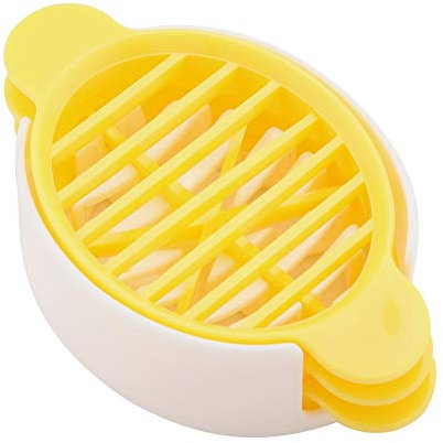 Cortador de Huevos Picador de Huevos Pasados ​​por Agua, Cortador de Rebanadas para Herramienta de Cocina de Restaurante en Casa, Disponible en Amarillo y